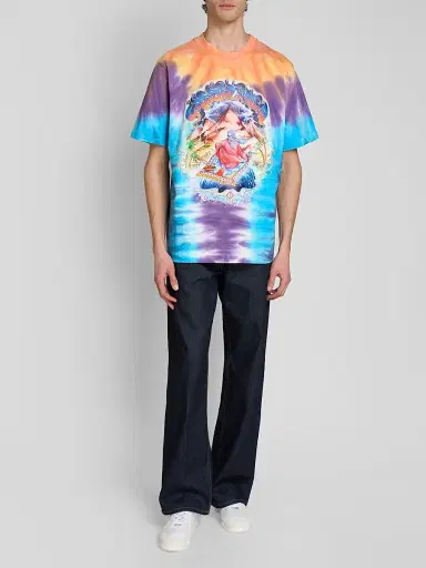 Casablanca Men's Eveil Ancestral Tie Dye T-Shirt | Thumbnail 2