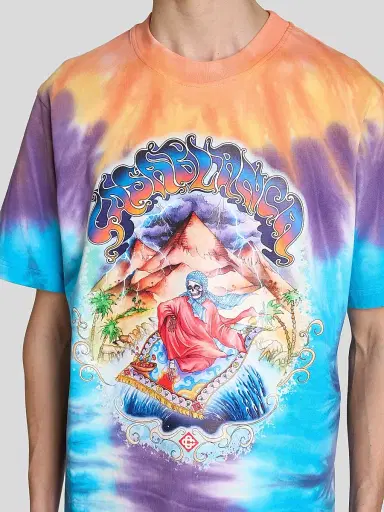 Casablanca Men's Eveil Ancestral Tie Dye T-Shirt | Thumbnail 5