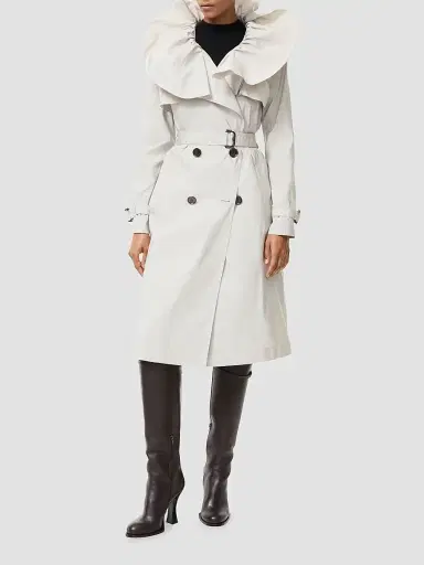 Burberry Women's Clare Faille Trench Coat | Thumbnail 4
