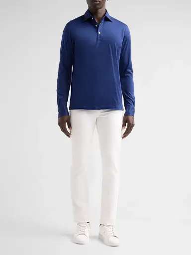 Kiton Men's Cotton Piqué Polo Shirt | Thumbnail 2 Kiton Men's Cotton Piqué Polo Shirt | Thumbnail 2