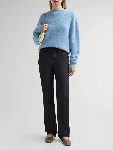 TOTEME Women's Classic Alpaca Crewneck Sweater | Thumbnail 2