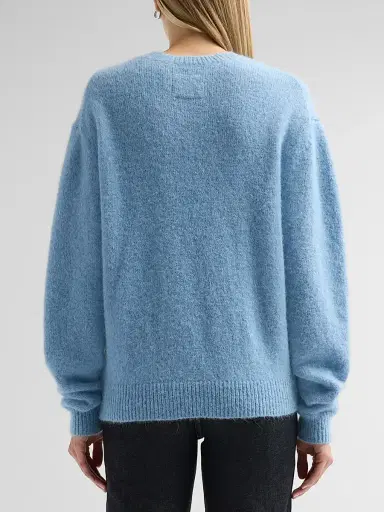 TOTEME Women's Classic Alpaca Crewneck Sweater | Thumbnail 3