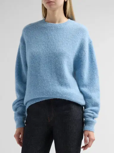 TOTEME Women's Classic Alpaca Crewneck Sweater | Thumbnail 4