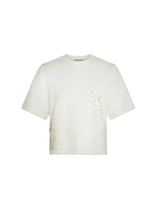 DEREK LAM 10 CROSBY Women's Luke Paillette Heavyweight Jersey T-Shirt