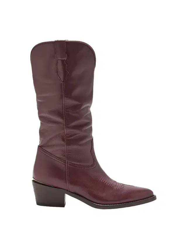 Partlow Women's Courtney 55MM Slouch Cowboy Boots