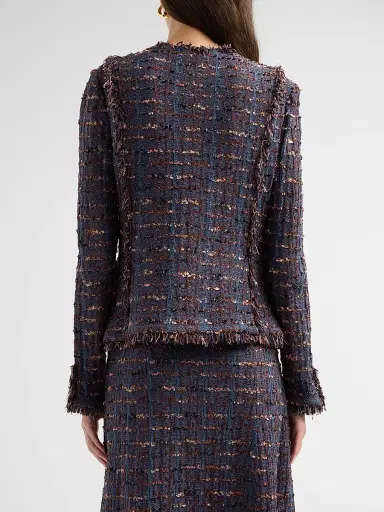 Misook Women's Fringed Jacket | Thumbnail 3