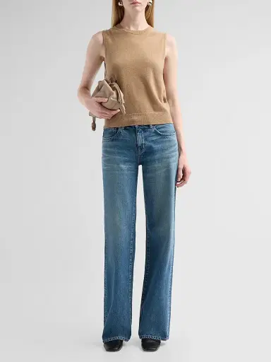 Moussy Vintage Women's Missouri Low-Rise Wide-Leg Jeans | Thumbnail 2