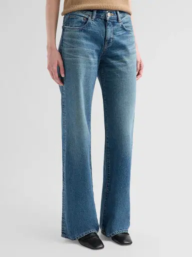 Moussy Vintage Women's Missouri Low-Rise Wide-Leg Jeans | Thumbnail 4