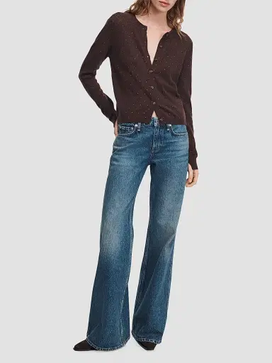 rag & bone Women's Archie Jewel Cashmere-Blend Cardigan | Thumbnail 2