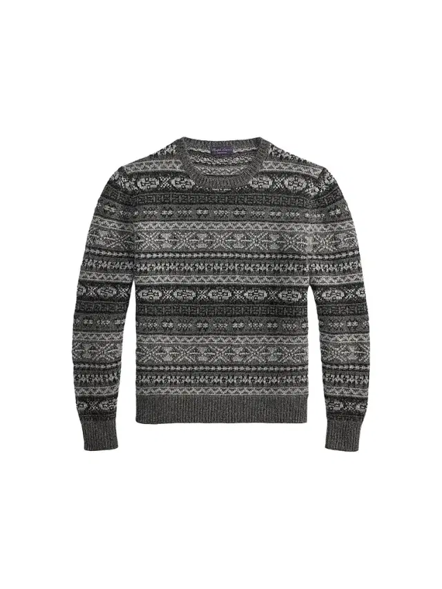 Ralph Lauren Purple Label Men's Fair Isle-Style Cashmere-Blend Sweater