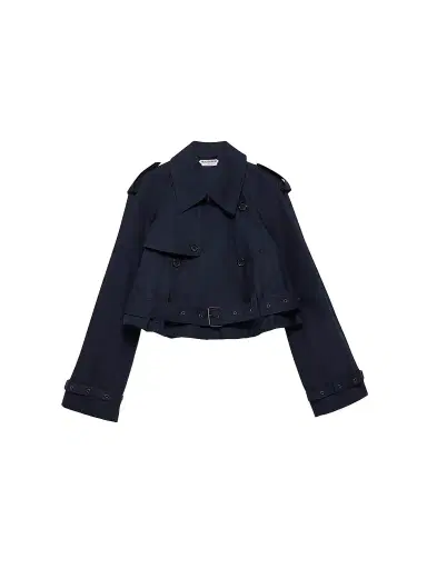 JW Anderson Women's Cotton Crop Trench Jacket | Thumbnail 1