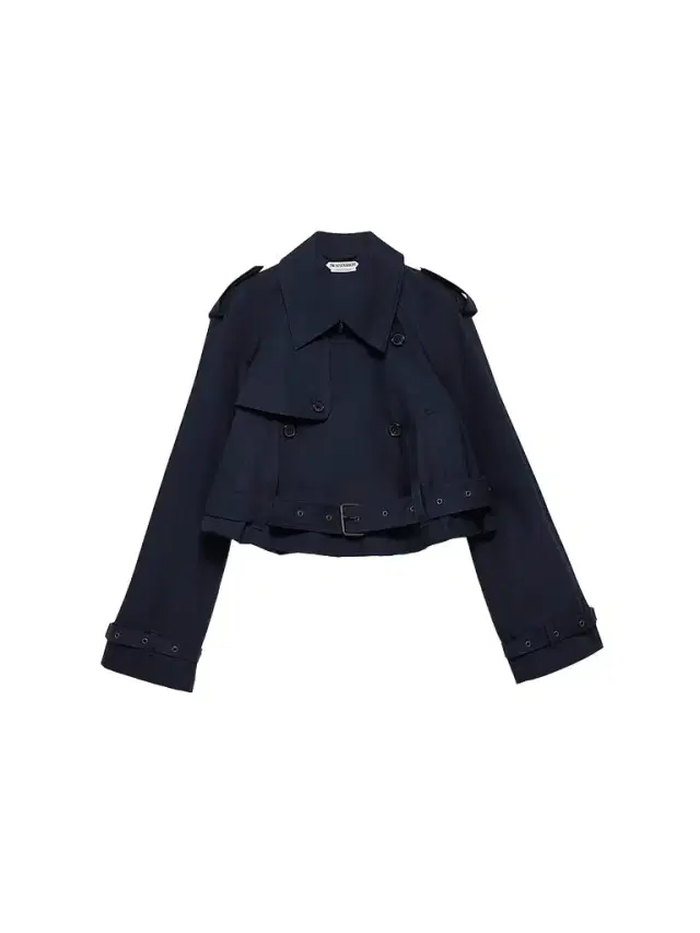 JW Anderson Women's Cotton Crop Trench Jacket