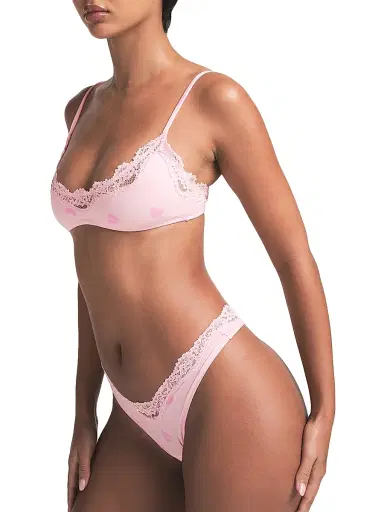 Skims Women's Fits Everybody Lace Scoop Bralette 2-Pack | Thumbnail 3