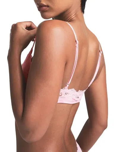 Skims Women's Fits Everybody Lace Scoop Bralette 2-Pack | Thumbnail 4