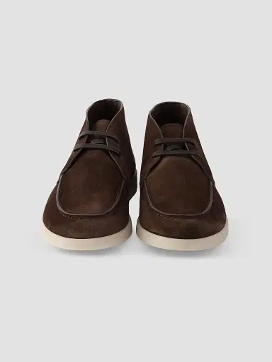 Prada Men's Suede Chukka Boots | Thumbnail 2