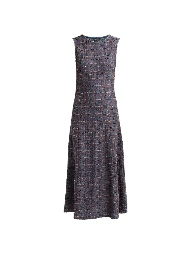 Women's Textured A-Line Maxi Dress
