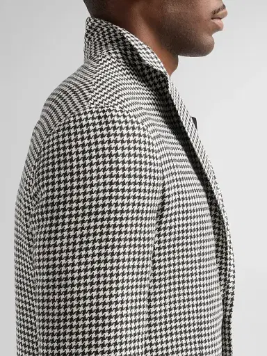 Sartorio Napoli Men's Houndstooth Wool-Alpaca-Silk Sport Coat | Thumbnail 7