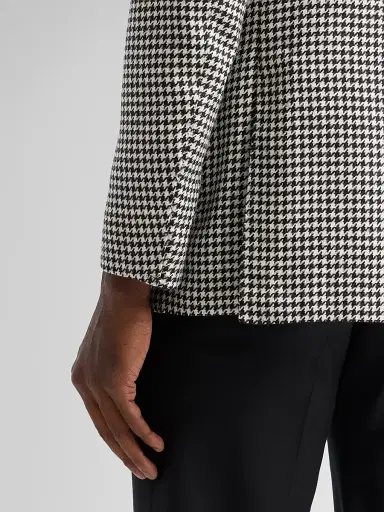 Sartorio Napoli Men's Houndstooth Wool-Alpaca-Silk Sport Coat | Thumbnail 8