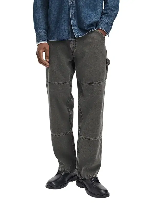rag & bone Men's Workwear Washed Carpenter Jeans