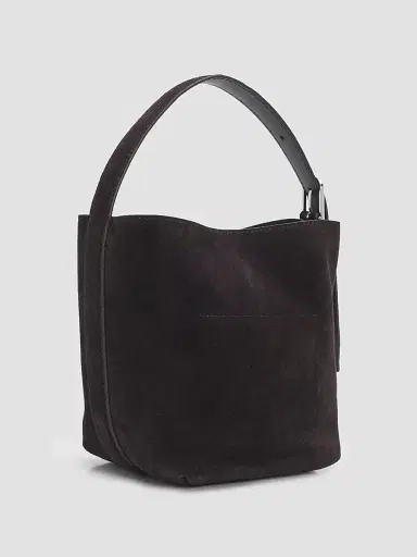 TOTEME Women's Petite Belted Suede Tote | Thumbnail 2