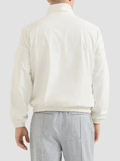 Brunello Cucinelli Men's Bonded Nylon Reversible Outerwear Jacket with Logo | Thumbnail 4