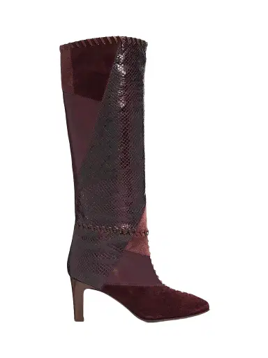 Zimmermann Women's Alchemy 75MM Patchwork Leather Knee-High Boots | Thumbnail 1 Zimmermann Women's Alchemy 75MM Patchwork Leather Knee-High Boots | Thumbnail 1
