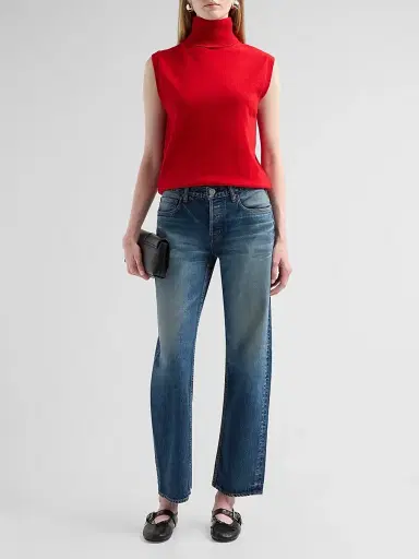 Moussy Vintage Women's Minneapolis Curved Boyfriend Jeans | Thumbnail 2
