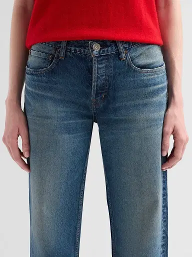 Moussy Vintage Women's Minneapolis Curved Boyfriend Jeans | Thumbnail 5