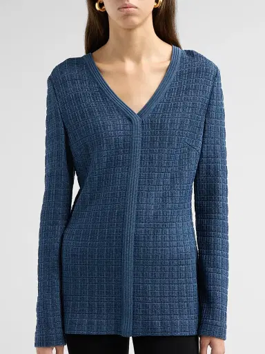 Misook Women's Tweed-Knit Tunic | Thumbnail 5 Misook Women's Tweed-Knit Tunic | Thumbnail 5