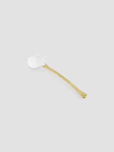 Michael Aram Butterfly Ginkgo Gold Caviar Dish & Spoon Set | Thumbnail 4