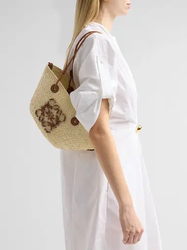 Loewe Women's Anagram Basket Woven Bag | Thumbnail 2 Loewe Women's Anagram Basket Woven Bag | Thumbnail 2