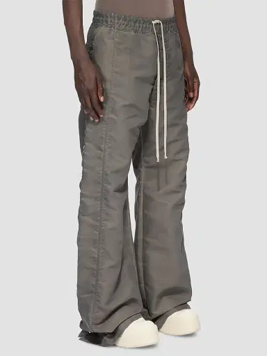 DRKSHDW by Rick Owens Men's Pusher Snap-Side Wide-Leg Track Pants | Thumbnail 4 DRKSHDW by Rick Owens Men's Pusher Snap-Side Wide-Leg Track Pants | Thumbnail 4
