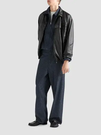 Prada Men's Chambray Pants | Thumbnail 2