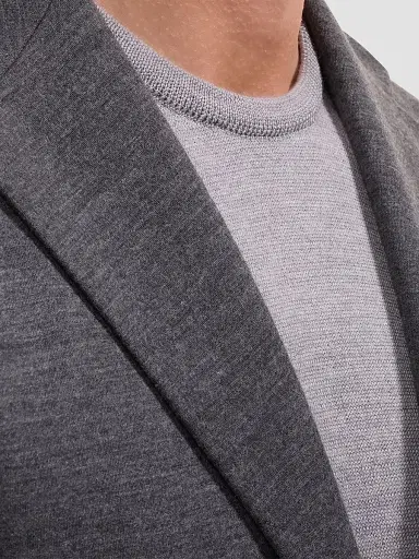 Bugatchi Men's Wool-Nylon Single-Breasted Blazer | Thumbnail 6