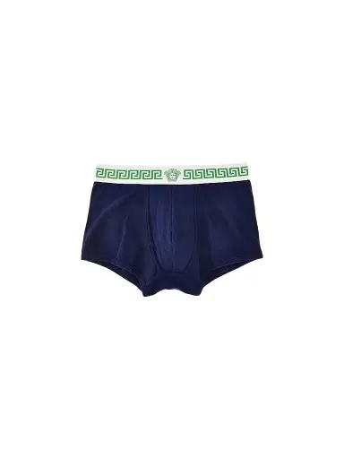 Versace Men's Medusa Head Greco-Trim Trunk Brief | Thumbnail 1 Versace Men's Medusa Head Greco-Trim Trunk Brief | Thumbnail 1
