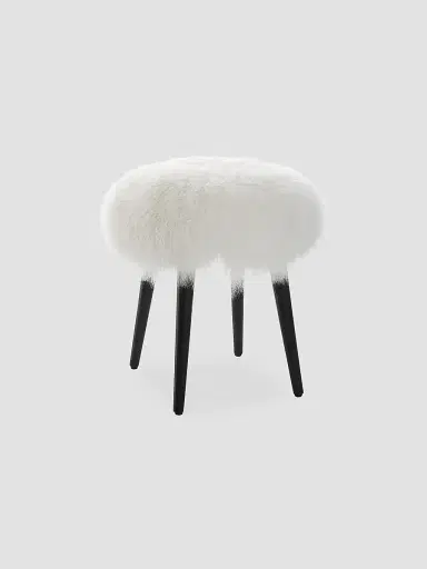 The Uttermost Co Wooly Accent Stool | Thumbnail 2