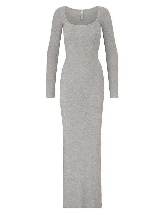 Skims Women's Soft Lounge Long-Sleeve Dress
