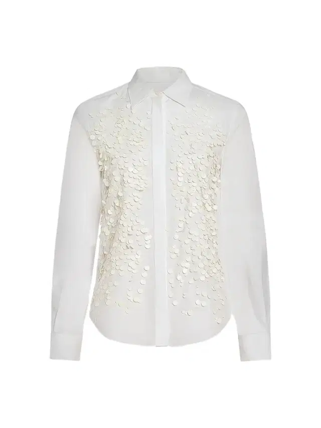 Women's Kehlani Sequin-Embellished Cotton Poplin Shirt Women's Kehlani Sequin-Embellished Cotton Poplin Shirt