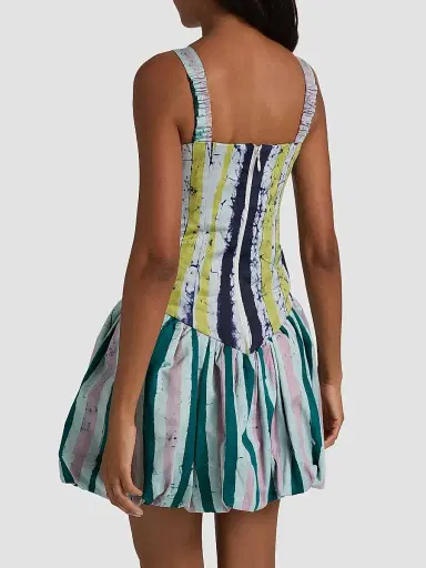 Busayo Women's Ayoife Striped Cotton Minidress | Thumbnail 5