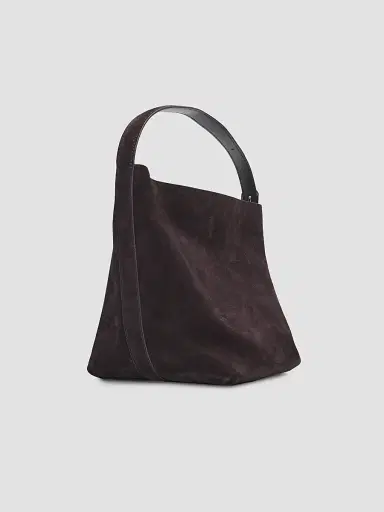 TOTEME Women's Medium Belted Suede Tote | Thumbnail 2