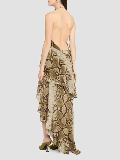 Retrofête Women's Nevae Chiffon Maxi Dress | Thumbnail 3 Retrofête Women's Nevae Chiffon Maxi Dress | Thumbnail 3