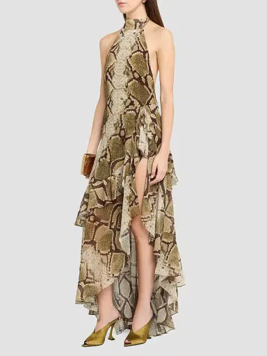 Retrofête Women's Nevae Chiffon Maxi Dress | Thumbnail 4 Retrofête Women's Nevae Chiffon Maxi Dress | Thumbnail 4