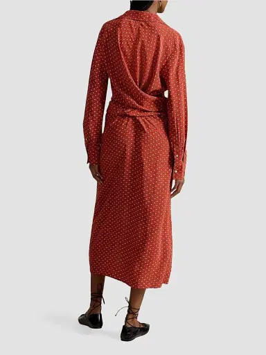Polo Ralph Lauren Women's Geometric Floral Print Midi Shirtdress | Thumbnail 3