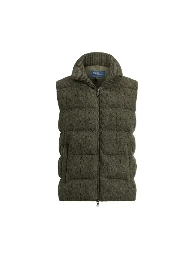 Polo Ralph Lauren Men's Wool-Cashmere Puffer Vest