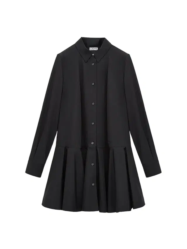 Loewe Women's Cotton Drop-Waist Midi-Shirtdress