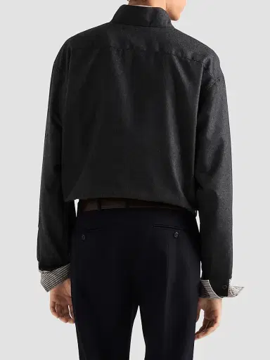Prada Men's Wool Shirt | Thumbnail 4