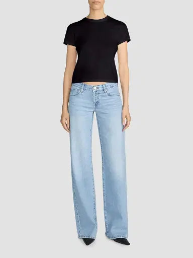 Frame Women's The Gray Straight-Leg Jeans | Thumbnail 2 Frame Women's The Gray Straight-Leg Jeans | Thumbnail 2