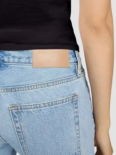 Frame Women's The Gray Straight-Leg Jeans | Thumbnail 6 Frame Women's The Gray Straight-Leg Jeans | Thumbnail 6