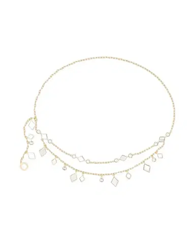 Ramy Brook Women's Eliza Goldtone, Enamel & Glass Crystal Chain Belt | Thumbnail 1