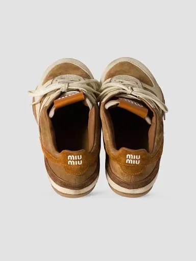 Miu Miu Women's Gymnasium Suede Sneakers | Thumbnail 3
